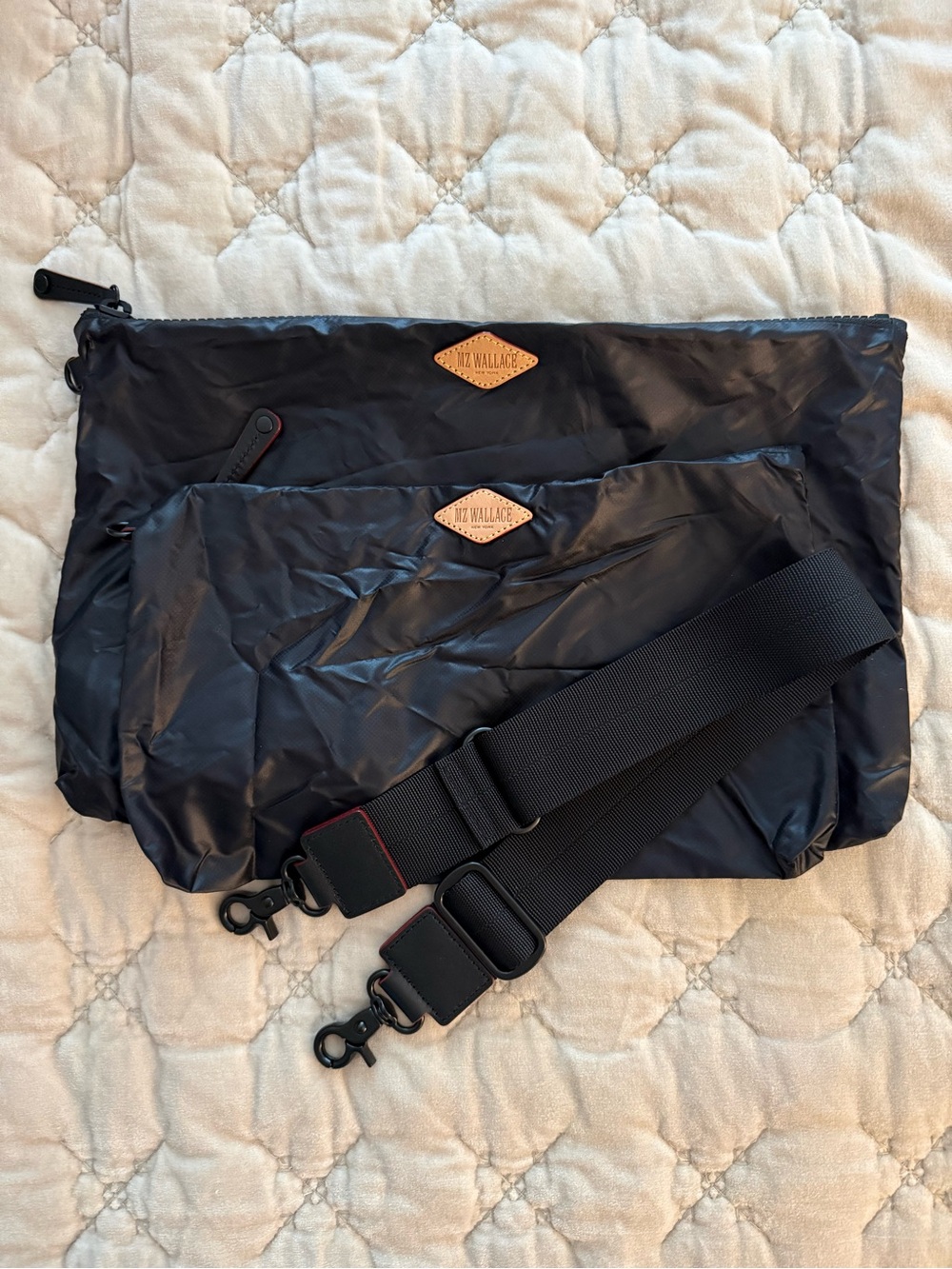 MZ Wallace Black Quilted Metro Tote - Picture 6 of 11